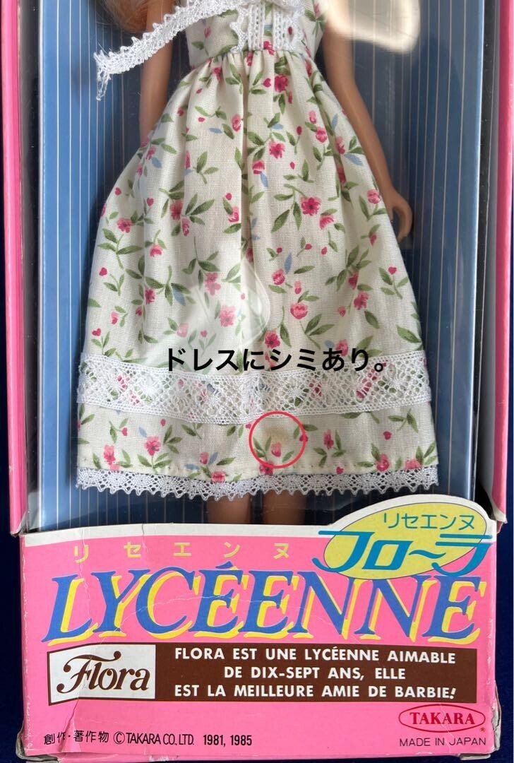 Barbie's Good Friend Lyceenne Flora Doll Vintage Takara Unused