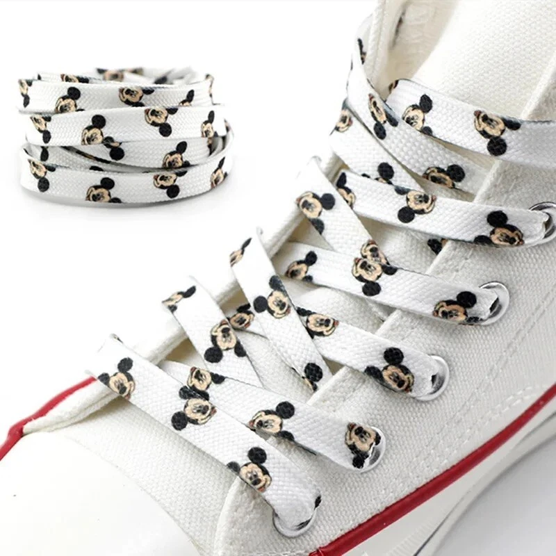 Mickey mouse shoe best sale laces
