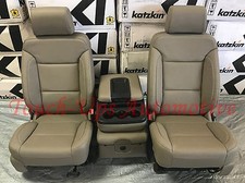 2014-2018 Gmc Sierra Sle Crew Cab Katzkin Cocoa Dune Leather Seat Covers Kit New