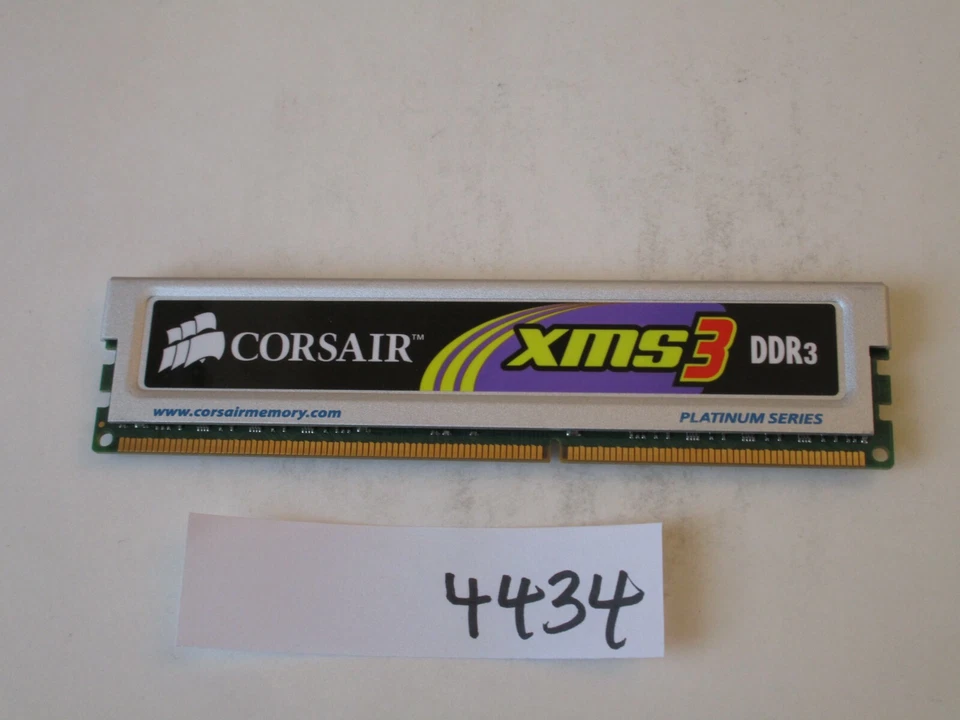 Corsair TR3X6G1333C9 2Gb PC3-10600 1333Mhz DDR3 Desktop Memory RAM (4434) - Image 2 of 2