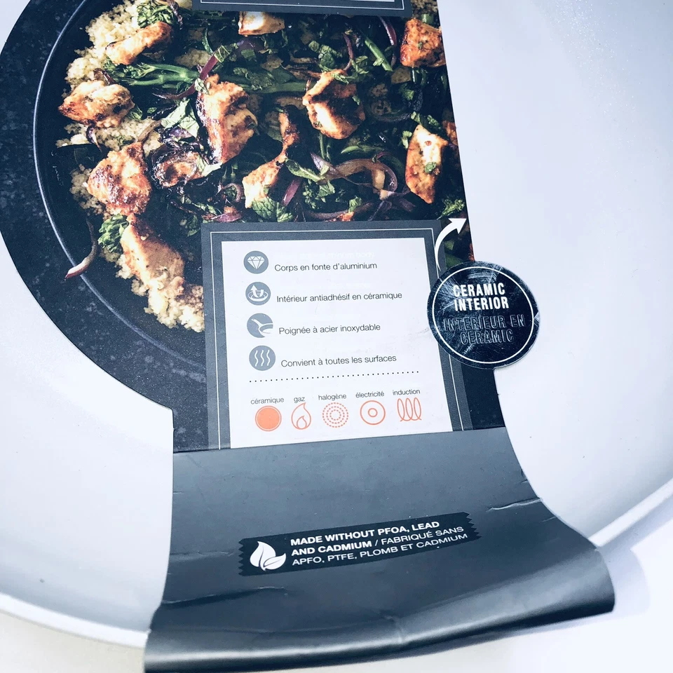 Sartén antiadherente Masterclass Healthy Options 11" recubierta de cerámica nueva Foto 3 de 4