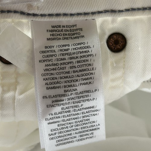 Polo Ralph Lauren Shorts Boys 10 White Sullivan Slim Stretch Denim 25 X 7 - Picture 4 of 12