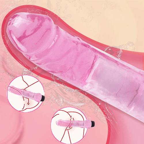 Long Vibrator Dildo Soft Realistic Deeper Stimulator/Sleeping Eye Mask Sex Aid - Picture 6 of 47