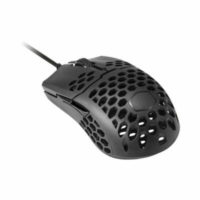 Cooler Master MM710 Glossy Black Gaming Mouse with Lightweight Honeycomb Shel...
