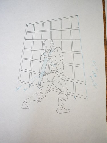 He-Man - 3x Original Animation Cell & Drawing Sequence - Episode MU 57 - MOTU - Picture 5 of 7