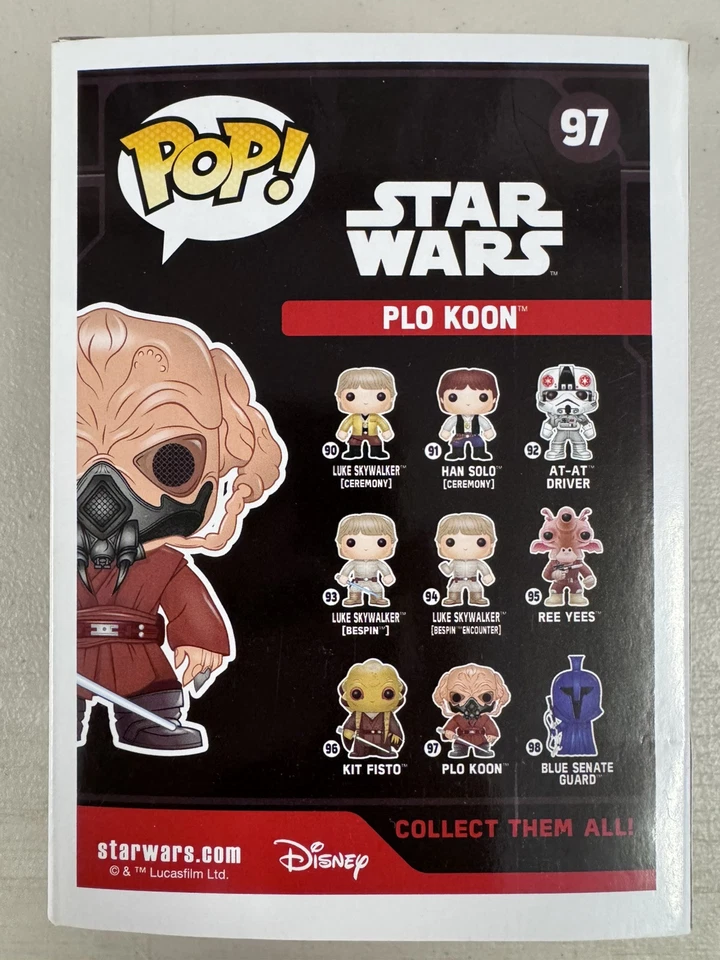 Plo Koon 97 ~ Star Wars: The Clone Wars ~ Funko Pop Vinyl + FREE POP PROTECTOR - Image 3 of 4