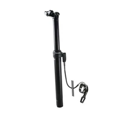 jd-ysp22 31.6 x 360mm Hiking 100mm Telescopic Seatpost Black TRANZX Enduro