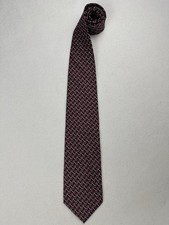 Brooks Brothers Makers Tie All Silk Geometric Equestrian Chain Link Made In USA