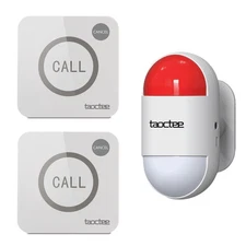 Panic Button Alarm for House Remote Control Strobe Siren Alarm System Sound &...