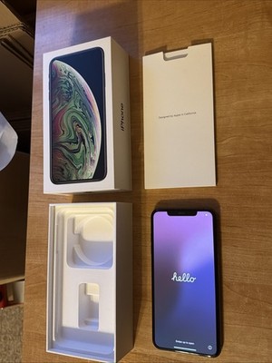 Apple iPhone XS Max 256 GB Unlocked In Box W/ Papers