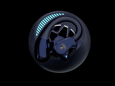Lamborghini Sport Ear Hook Audifonos Bluetooth 6.0 Headphones