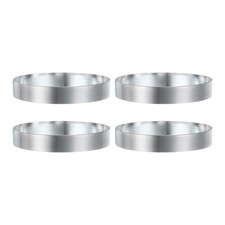 4PCS English Muffins Rings 4.72 Inch Crumpet Rings Stainless Steel Pastry Ring