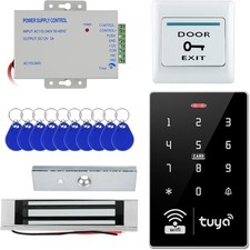 TUYA Smart WiFi Access Control Keypad Complete Kit, 180kg Magnetic Lock, IP68 Wa