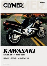 Kawasaki ZX6 Ninja 1990-2004 Clymer Motorcycle Repair Manual