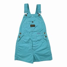 Vintage 60s 70s Washington Dee Cee Shortalls Youth Girls Size 14 Teal