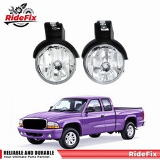 For Dodge Dakota 1997 1998 1999 2000 Fog Lights Lamps Kits Clear Rightleft Side
