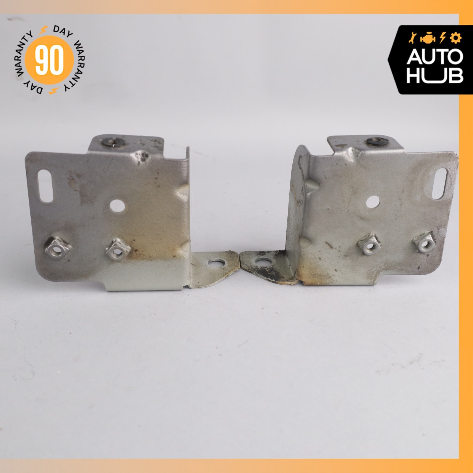 03-06 Bentley Continental GT Front Left & Right Lower Fender Brackets Set OEM