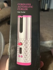 Cordless Automatic Hair Curler 19mm Ceramic, LCD, USB, 200 C Max, 34W