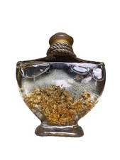 AROMA ART GOLD ESSENCE LUXURY 8 OZ SCENTED BATH OIL 24 KARAT GOLD LEAF