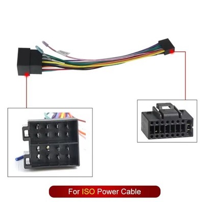 16 PIN DIN ISO Android Kabel Adapter Auto Radio Kabelbaum Stecker DE z.B VW