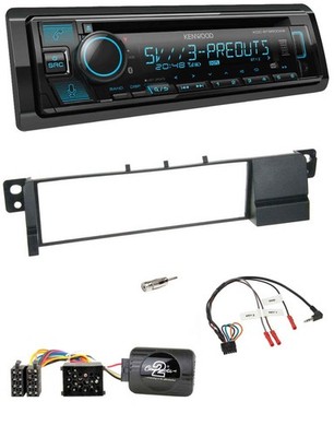 Kenwood Bluetooth USB CD Steering Wheel DAB Car Stereo for BMW 3 Series E46 (98-07)