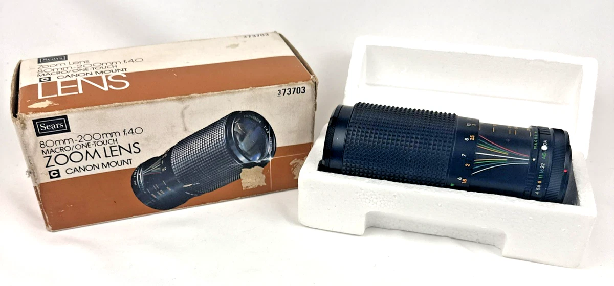 Canon FD 80-200mm Focal Camera Lenses for sale | eBay