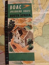 BOAC and South African Airways 1947 Speedbird Air Fares And Routes