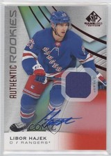 2019 Upper Deck SP Game Used Authentic Rookies Red Jersey Libor Hajek Auto 3x1