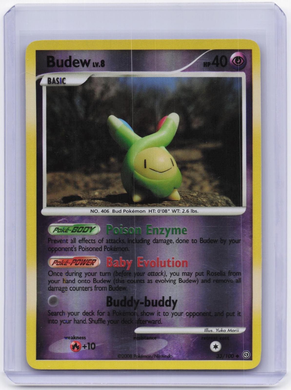 Stormfront #33/100 Budew Reverse Holo Yuka Morii