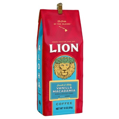 Vanilla Macadamia Flavored Ground Coffee, Light Roast, Hawaiian Inspired Tast...
