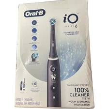 Oral-B iO Series 6 Rechargeable Electric Toothbrush with Visible Pressure NEW OB