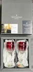 Mint Waterford Crystal Clarendon Ruby Red 5 7/8" Cordials Goblets Glasse vintage