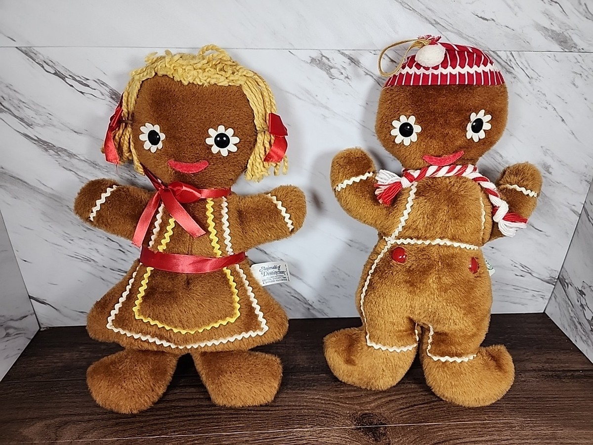 グーフィー ぬいぐるみ knickerbocker アンティーク Vtg 1960's Knickerbocker Dolls of Distinction Gingerbread Girl 12