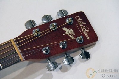 Acoustic Guitar Art & Lutherie Folk Spruce Burgundy Model Solid