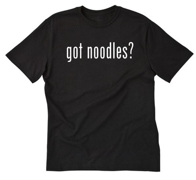 Got Noodles? T-Shirt Funny Food Noodle Tee Shirt Ramen Saimin Pho Cotton Shirt
