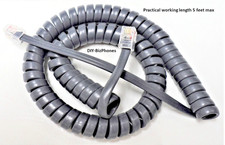2-Pack Avaya 4600 5600 Series Phone Handset Cord 4610SW 5621SW Slate-Blue 9Ft