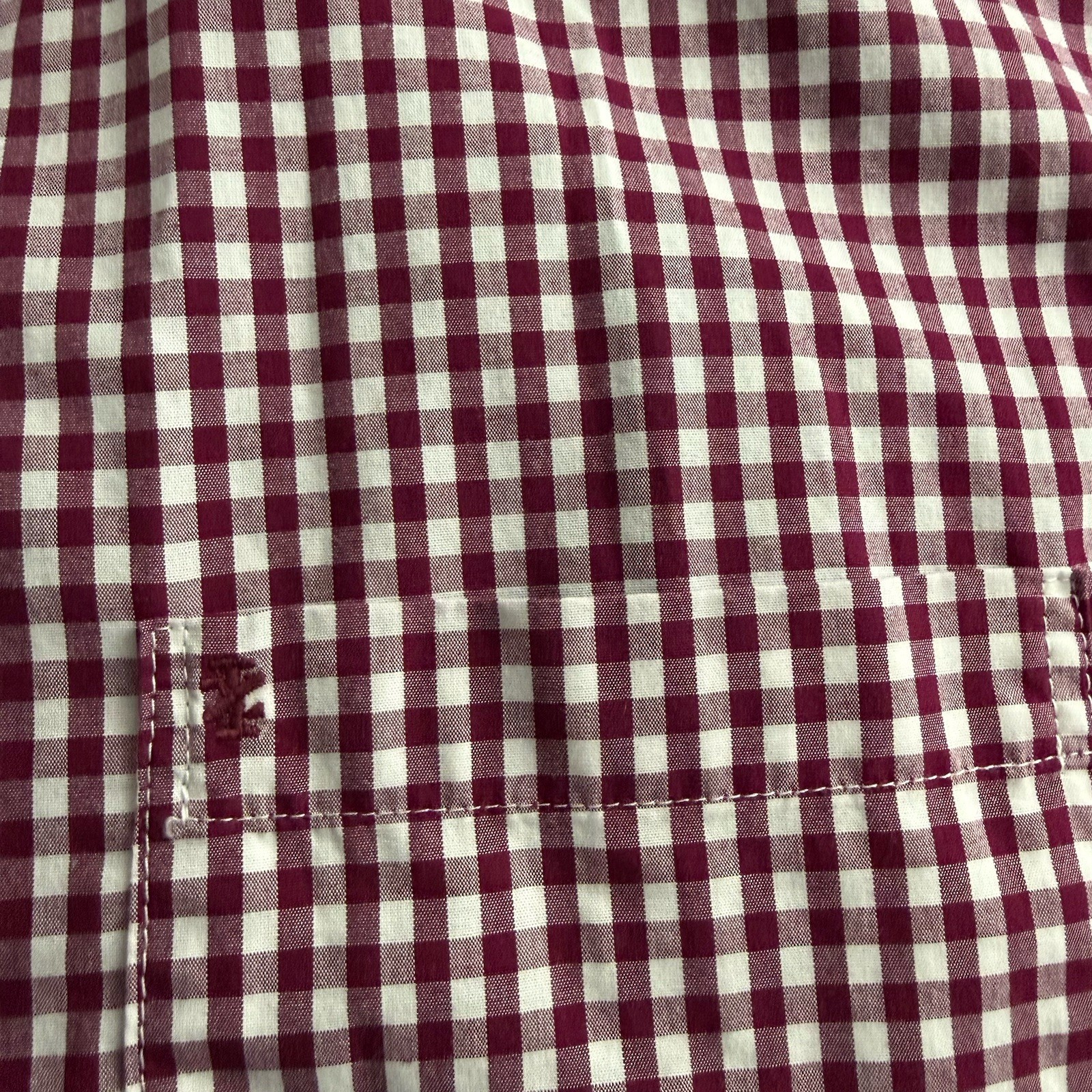 IZOD Premium Essentials Gingham Button Down Shirt… - image 7