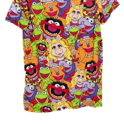 The Muppets Size S All-Over Print T-Shirt Featuring Kermit Miss Piggy & More - Photo 8/8