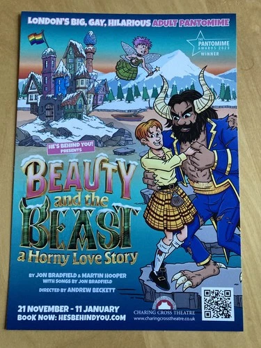 Beauty and the Beast- A Horny Love Story promotional flyer 