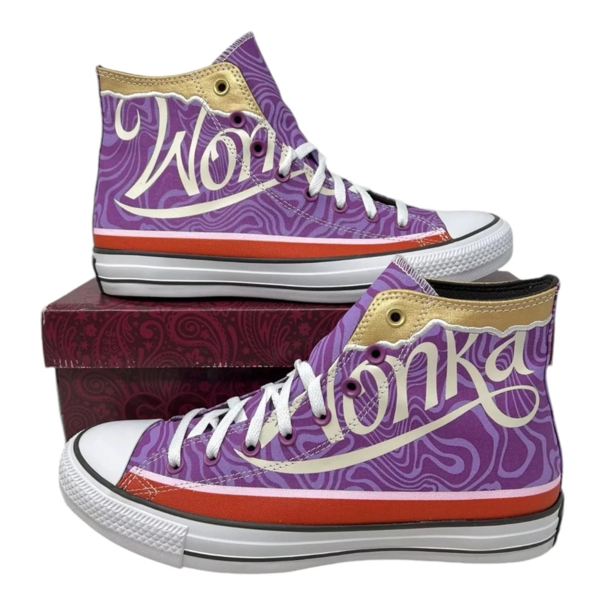Willy Wonka x Converse Chuck Taylor All Star High Swirl for Sale 