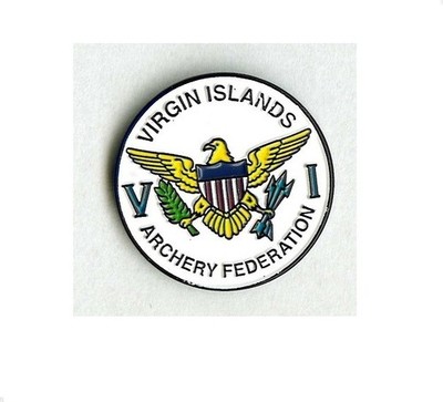 Pin's Bogenschießen Bogenschießen Föderation Virgin Islands Jungferninseln