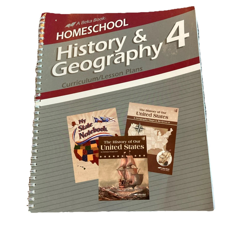 Abeka 4th Grade History Lesson Plans, Quizzes, Tests, and Text Answer Key USA - Image 2 of 4