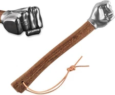 Fist Hammer, 2.1 Lbs Stainless Steel Hammer with Solid Wood Handle for Outdoor C