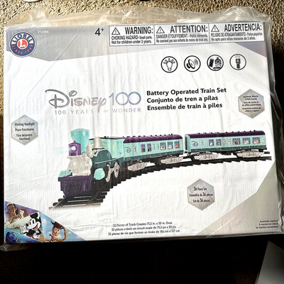 Lionel Disney 100 Years Of Wonder 712096 Battery Operated Train Set Brand New