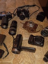 Nikon Mixed Camera Lot: Film Digital, Camcorder, Lenses Flash SX100 IS