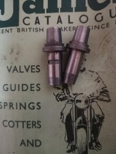 PRE WAR BSA R4 R5  BLUE STAR VALVE GUIDES  1 PAIR  GENUINE BSA  NEW OLD STOCK