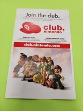Smash Bros Brawl for Wii Club Nintendo Manual Insert Only