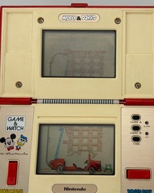 Nintendo DM-53 Game and Watch Mickey and Donald Console Japan Used