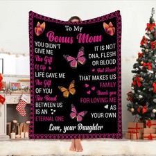 Mothers Day Gifts for Mom Blanket Present Birthday Gift Idea for