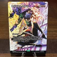 Relentless Assault (Borderless) M 0025 MTG Spider-Man Regular